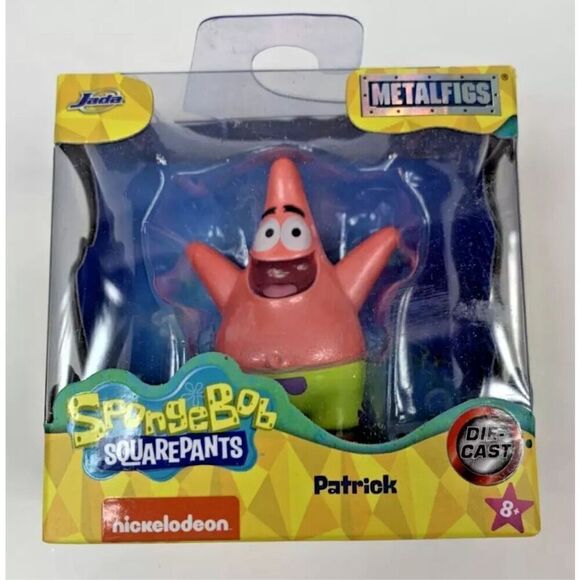 MetalFigs SpongeBob SquarePants Set Mini Figures 2.5” Patrick Squidward Mr krabs - Picture 3 of 6